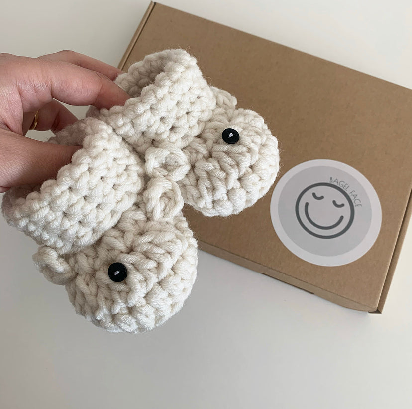 *RTS* Baby Bear Set - Cream (0-3 months)
