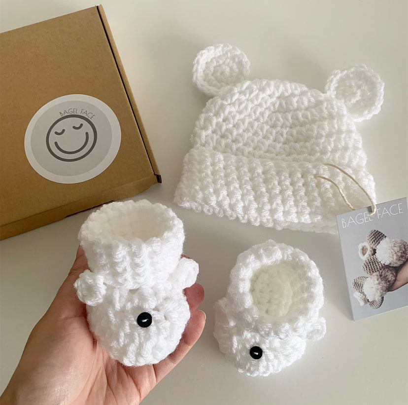 Baby Bear Set (White)
