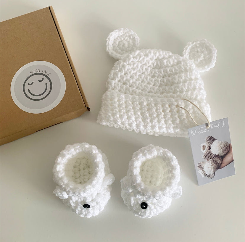 Baby Bear Set (White)
