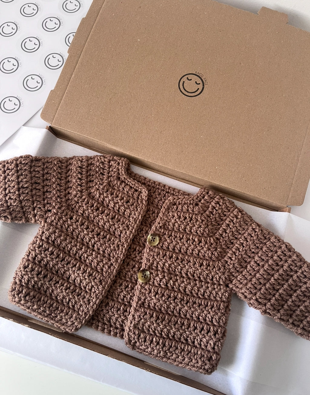 Crochet Baby Cardigan (All Colours)