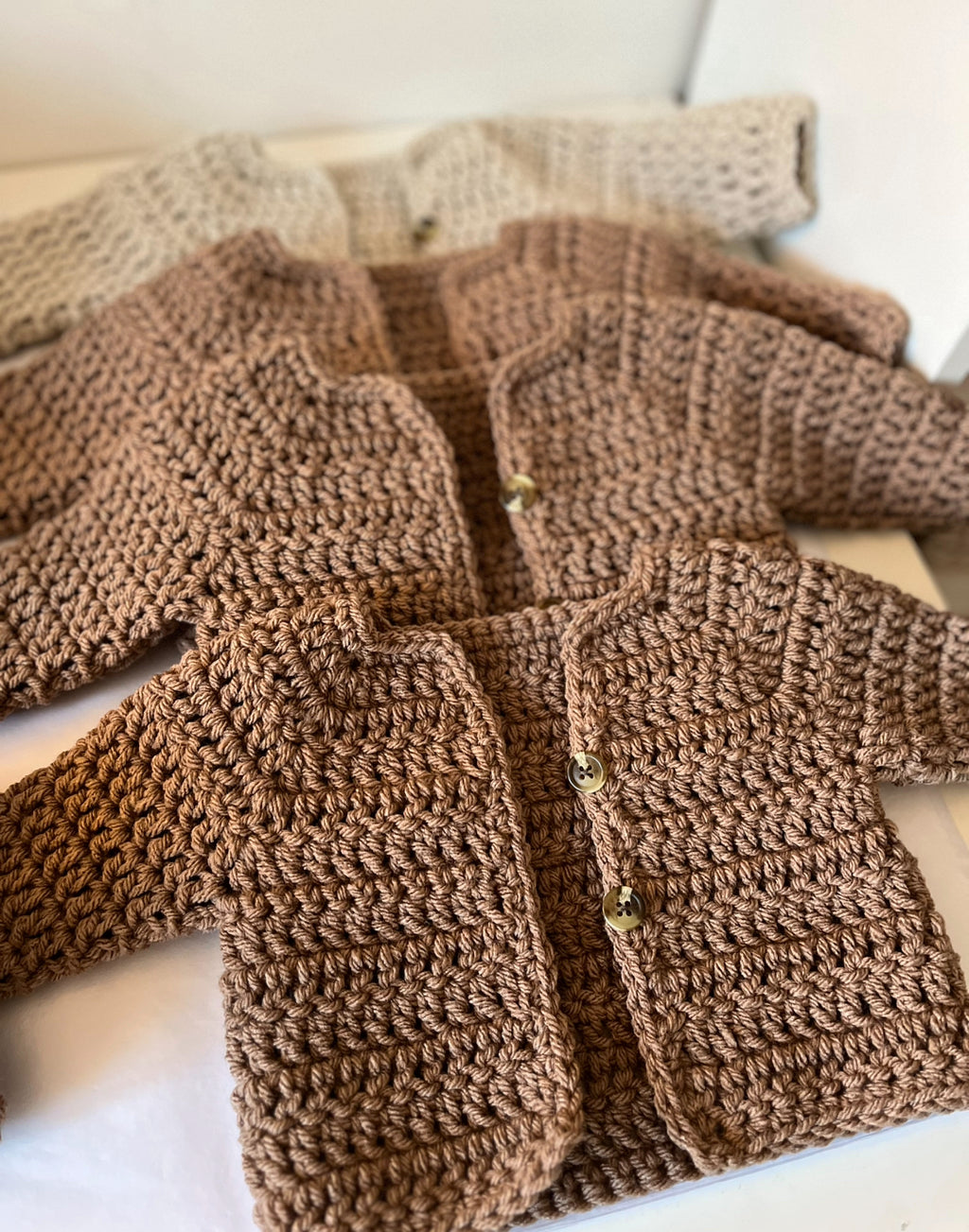 Crochet Baby Cardigan (All Colours)