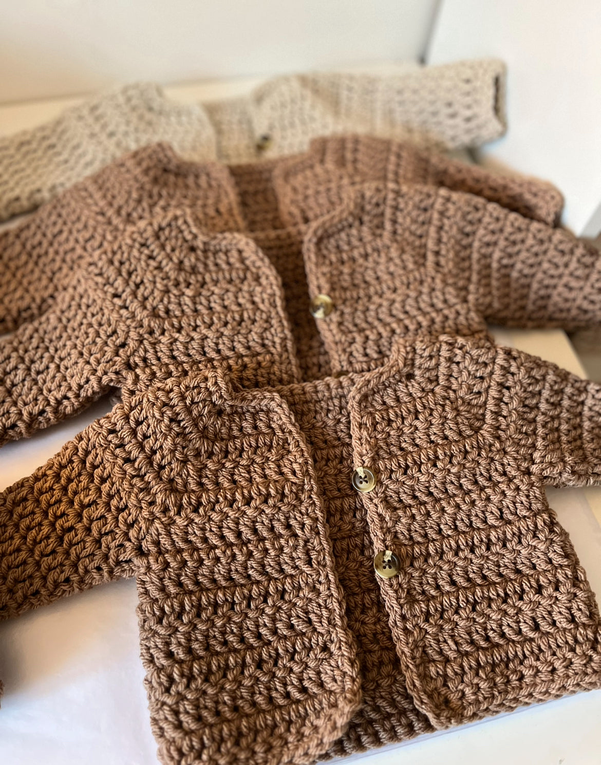 Crochet Baby Cardigan (All Colours)