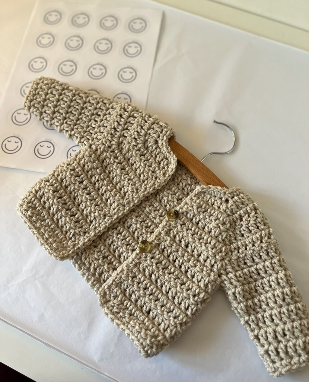 Crochet Baby Cardigan (All Colours)