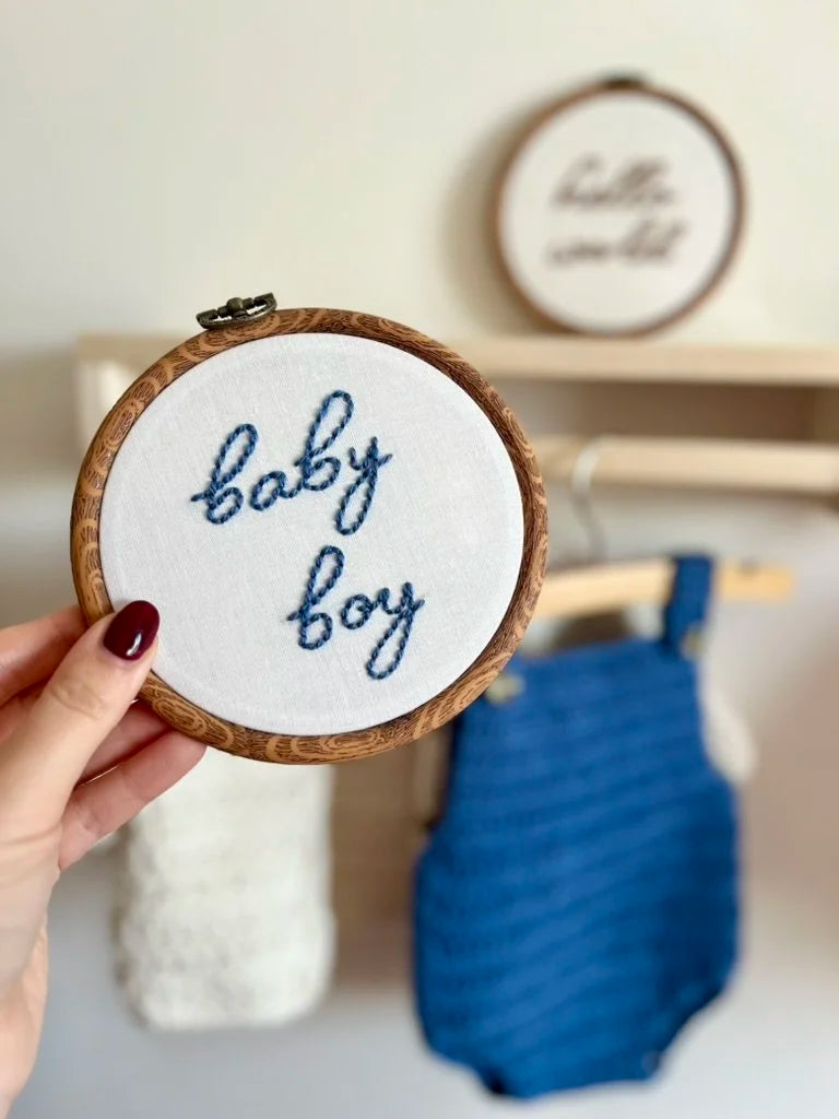 'Baby Boy' Announcement Sign