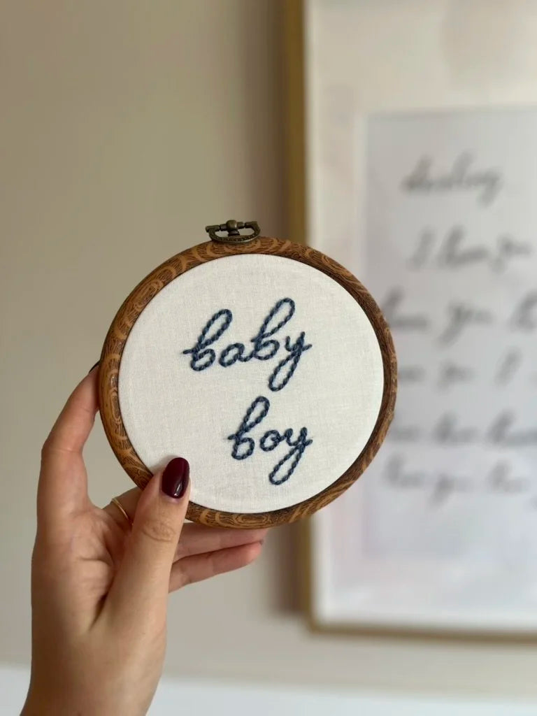 'Baby Boy' Announcement Sign