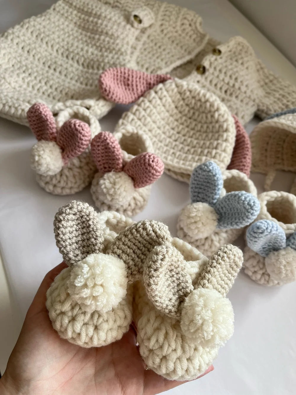 Baby Bunny Set (Various Colours)