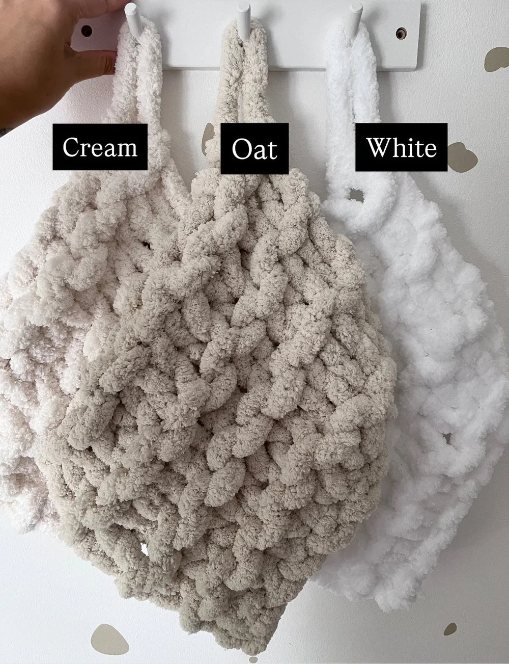 Super Chunky Hand-Knitted Baby Comforter