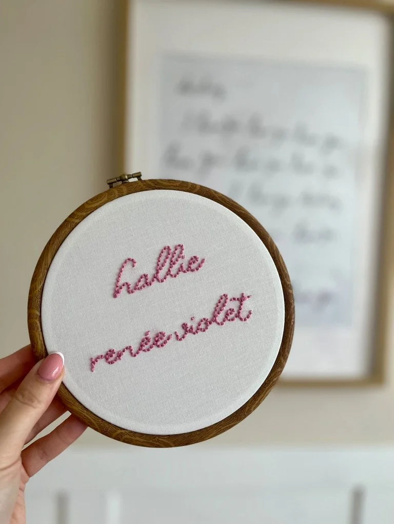 Personalised Baby Name Announcement Sign