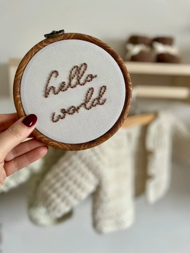 'Hello World' Announcement Sign