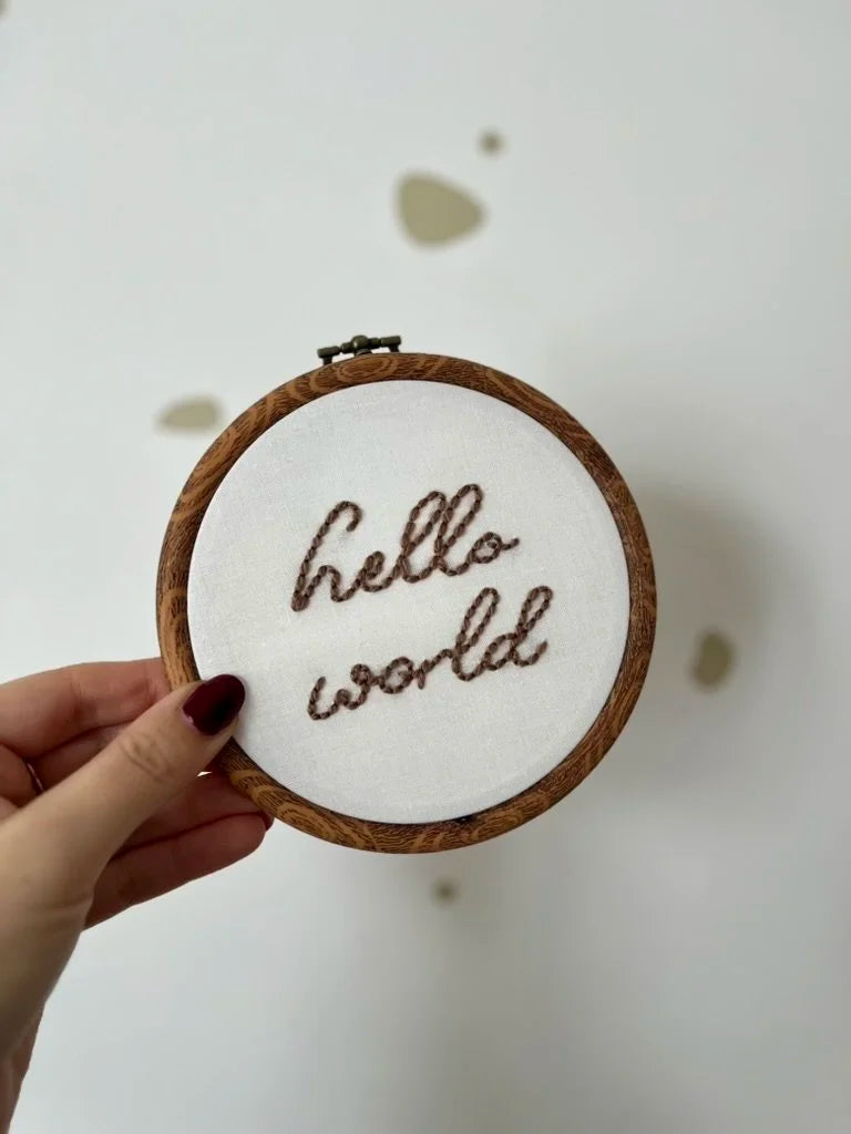 'Hello World' Announcement Sign