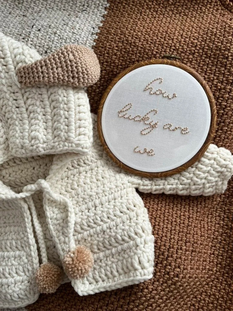 'How lucky are we' Announcement Sign