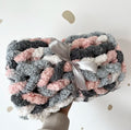 Super Chunky Hand-Knitted Baby Blanket (Ice-Cream)