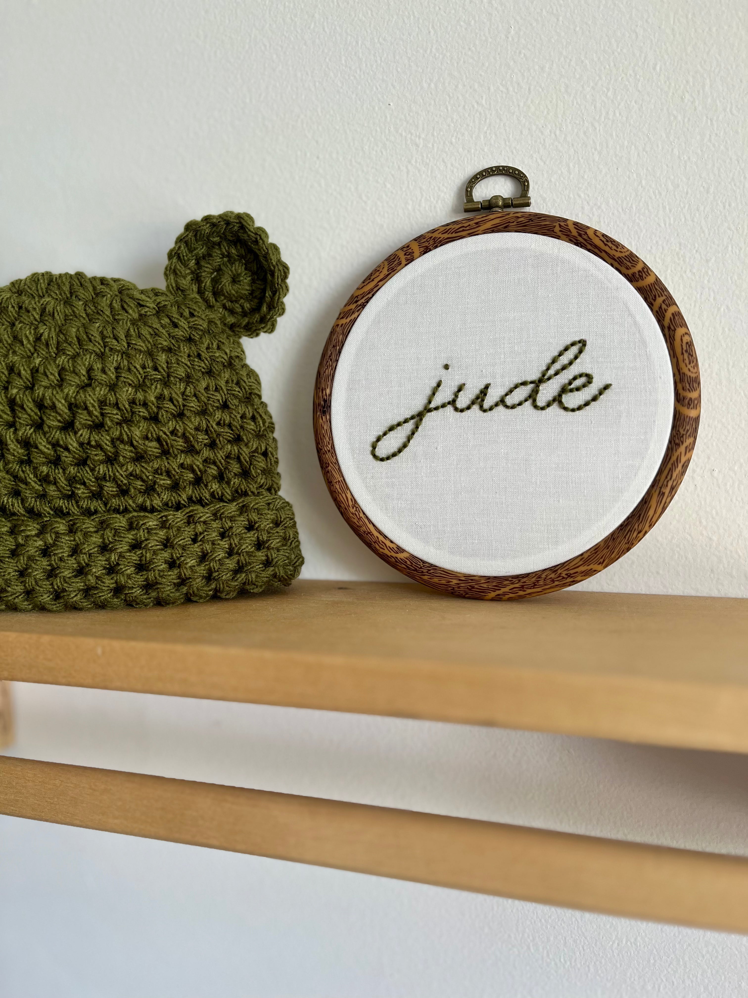 Personalised Baby Name Announcement Sign
