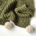 Pom-Pom Baby Blanket (All Colours)