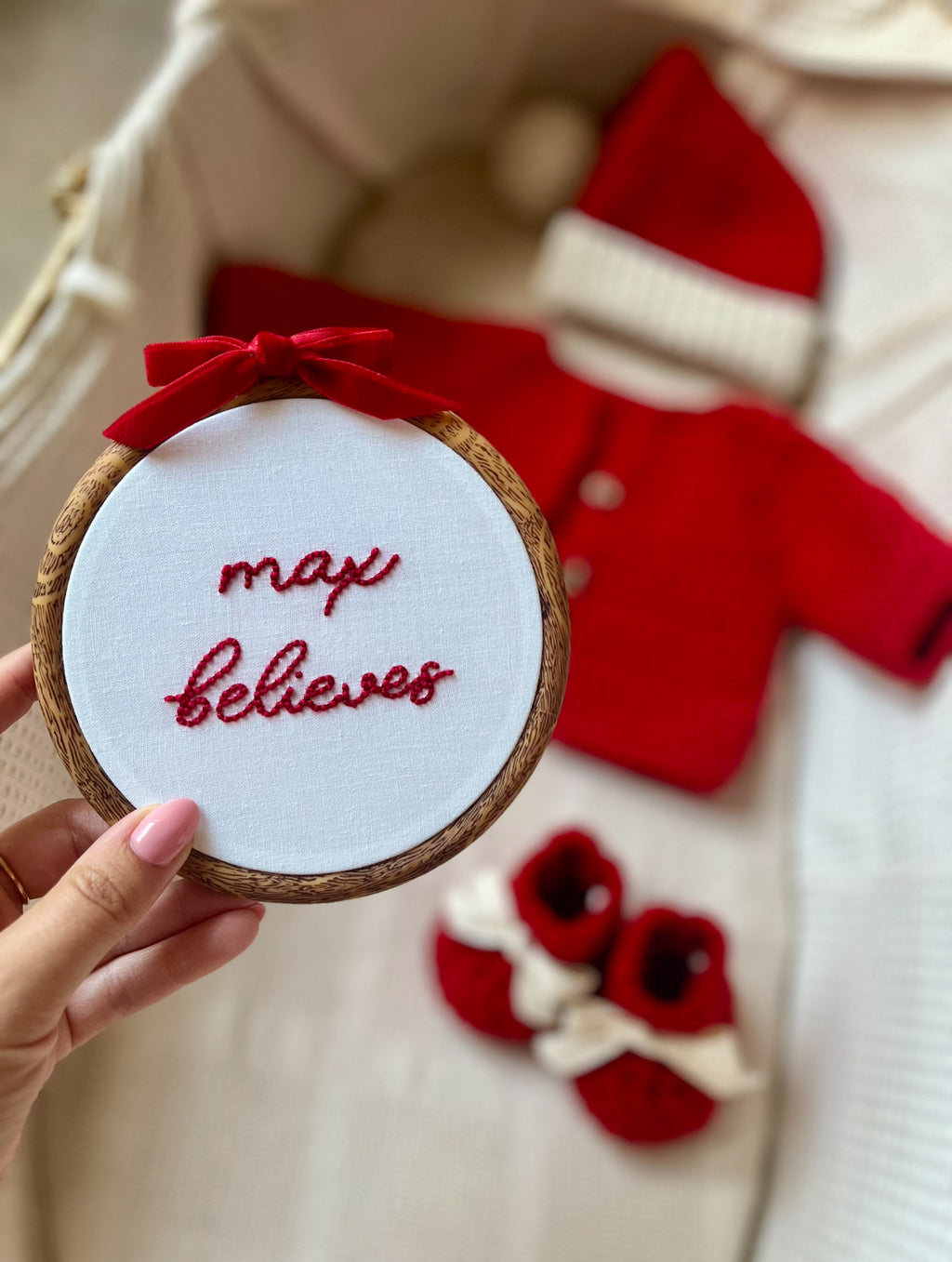 Personalised Christmas Name 'Believes' Sign