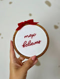 Personalised Christmas Name 'Believes' Sign
