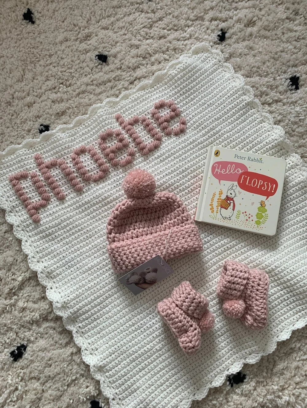 Personalised Baby Name Blanket