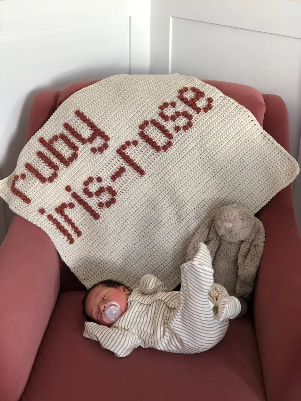Personalised Baby Name Blanket