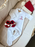 Personalised Baby Name Christmas Sleepsuit