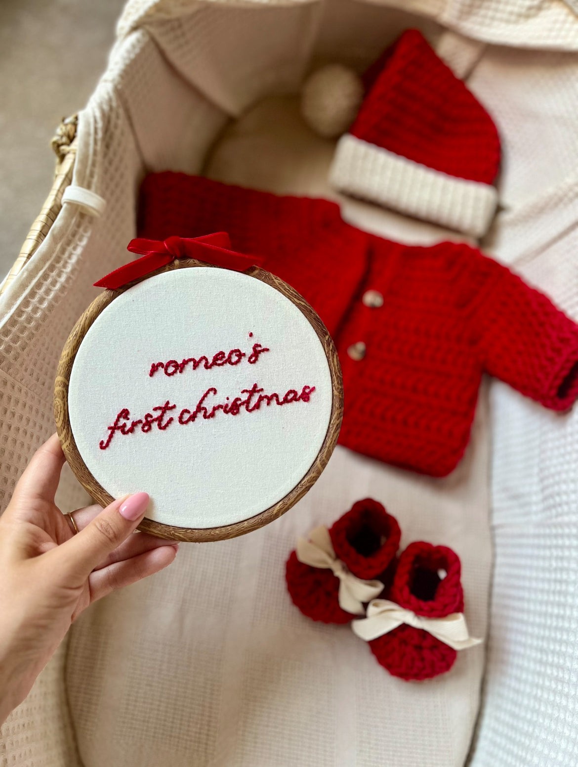 Personalised 'My First Christmas' Sign