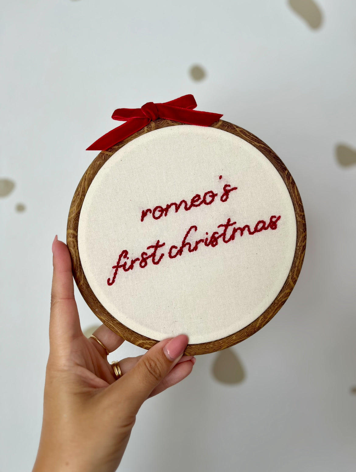 Personalised 'My First Christmas' Sign