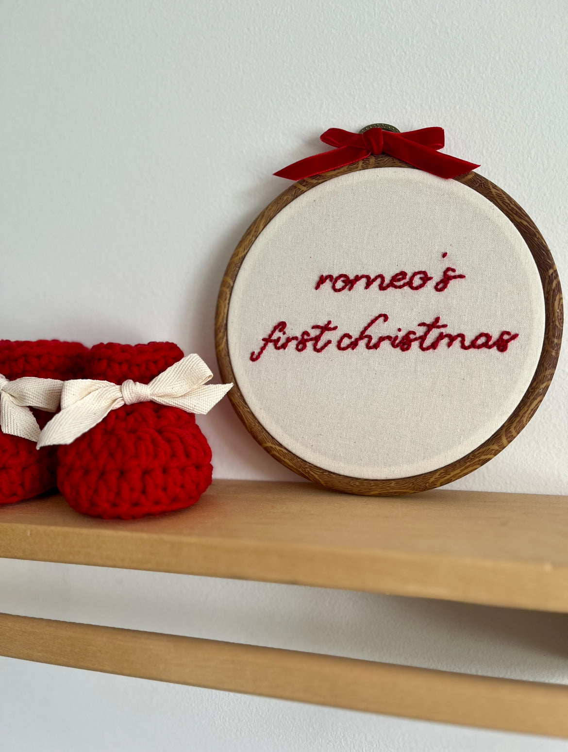 Personalised 'My First Christmas' Sign