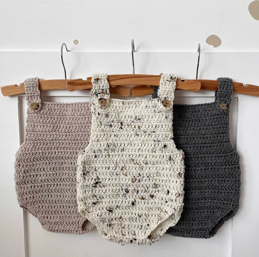 Crochet Baby Romper (All Colours)