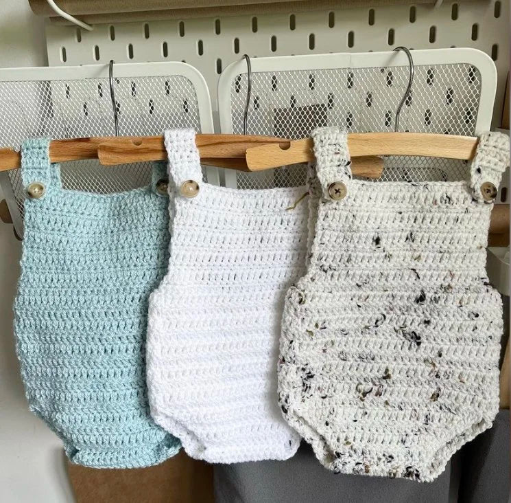 Crochet Baby Romper (All Colours)
