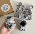 Baby Bear Set (Silver/Grey)