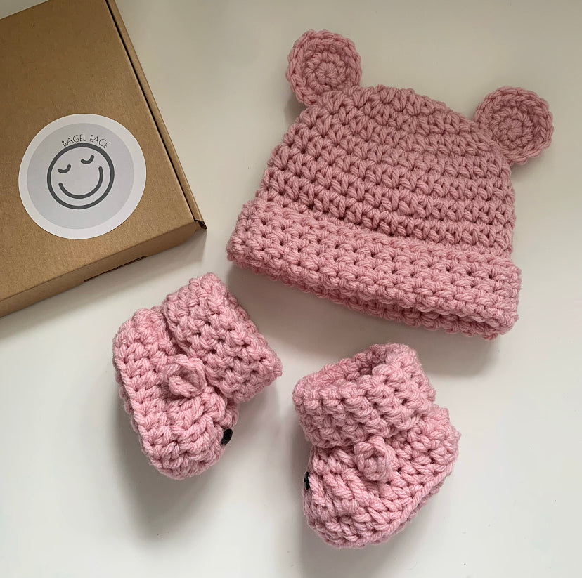 *RTS* Baby Bear Set - Sorbet (0-3 & 3-6 months)