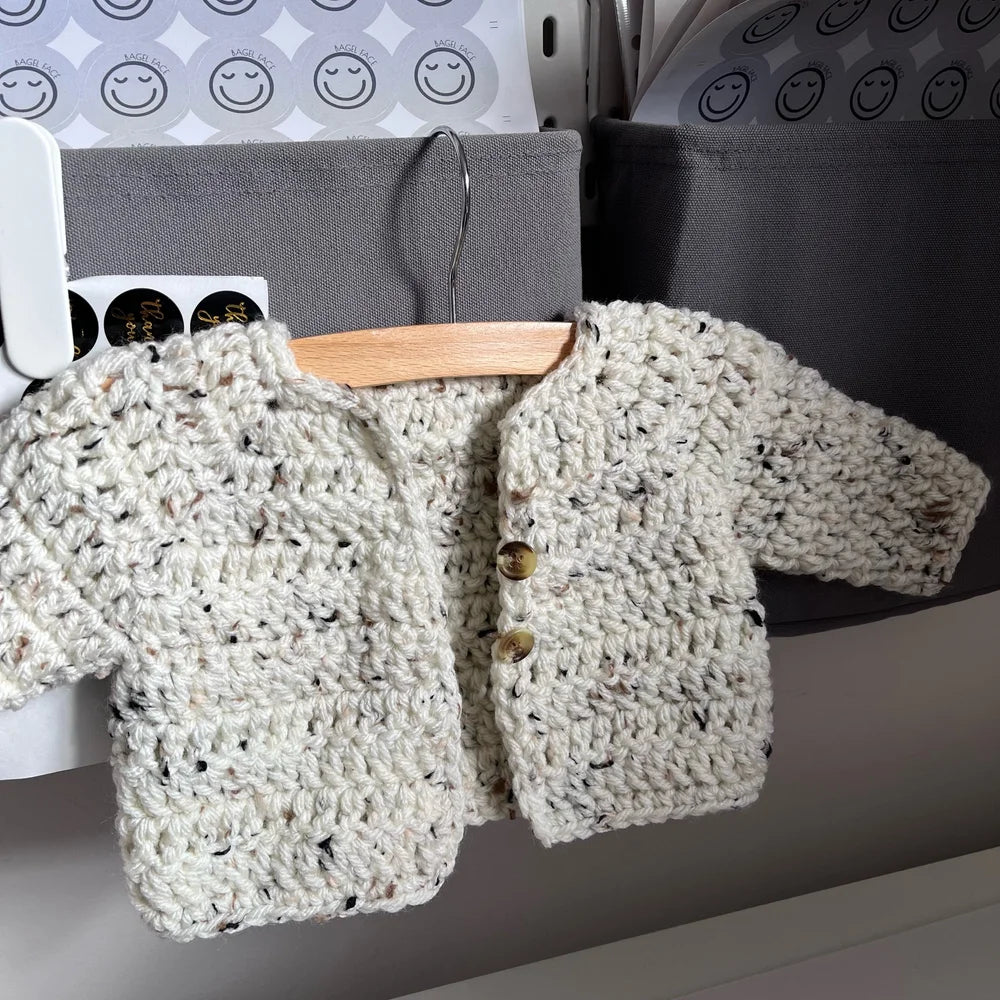 Crochet Baby Cardigan (All Colours)