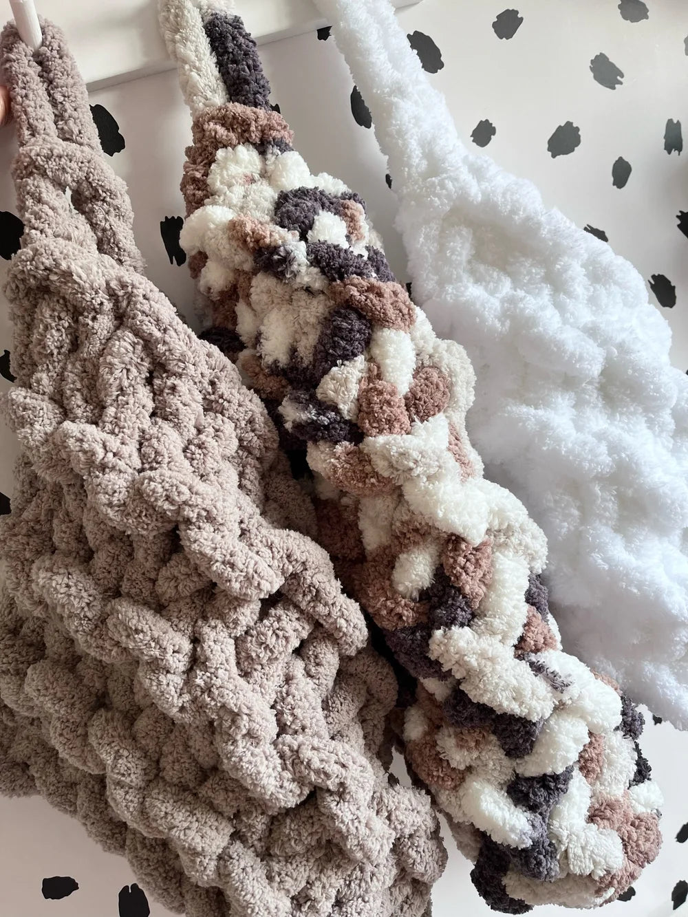 Super Chunky Hand-Knitted Baby Comforter