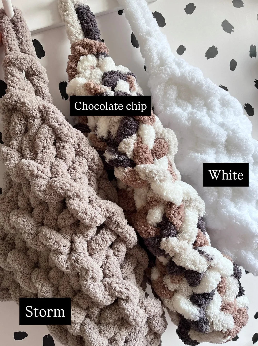 Super Chunky Hand-Knitted Baby Comforter