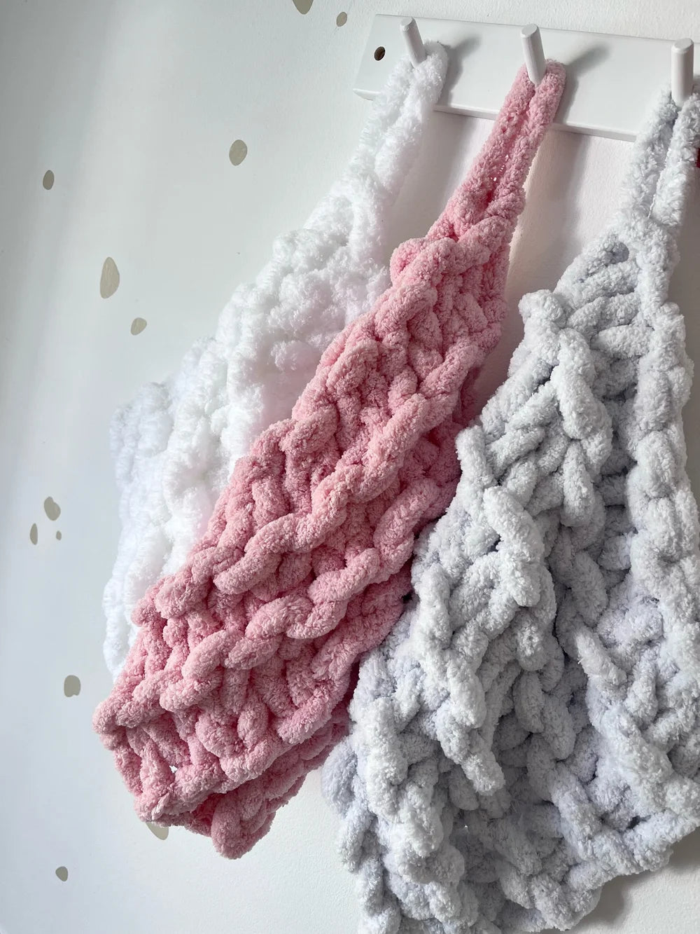 Super Chunky Hand-Knitted Baby Comforter