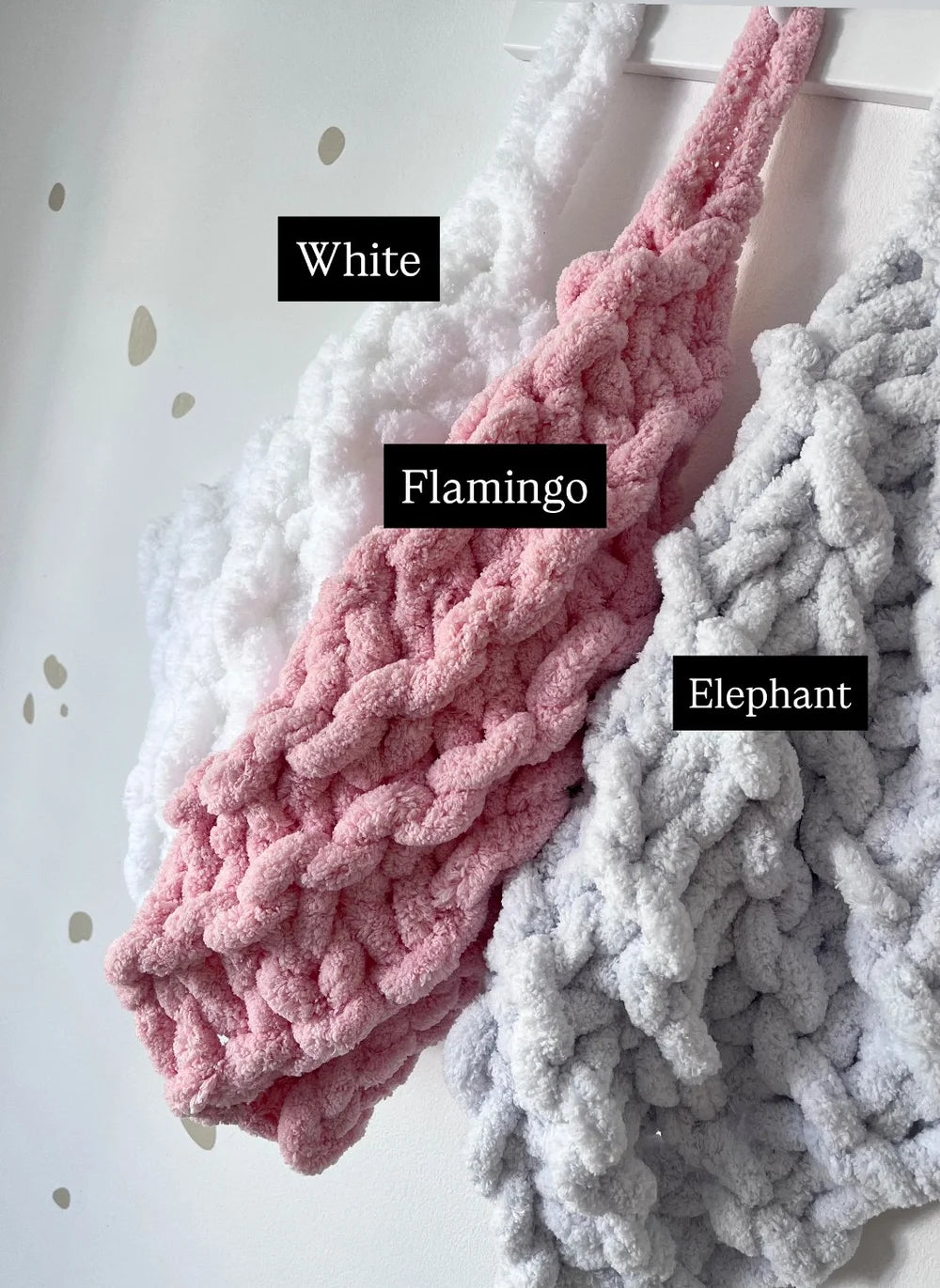 Super Chunky Hand-Knitted Baby Comforter